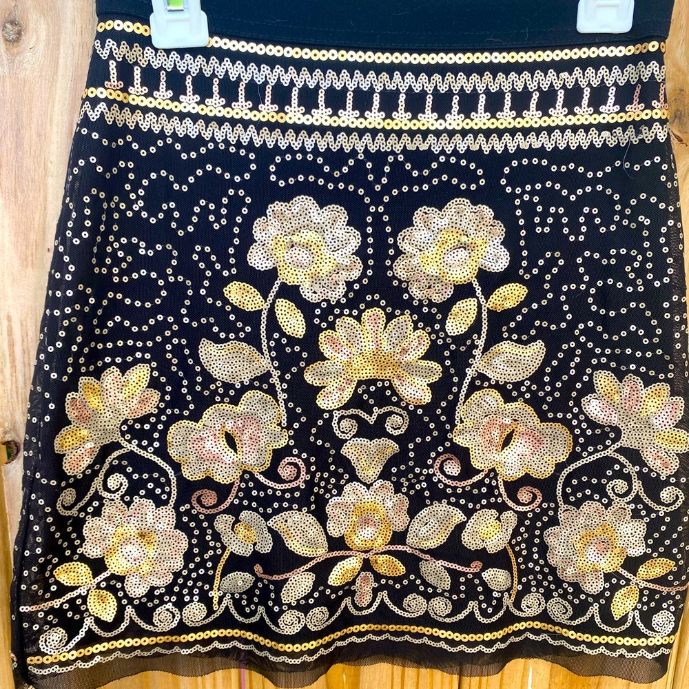 Gorgeous Sequin Embroidered Skirt.